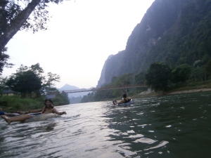 Vang Vieng, Laos , Tubing